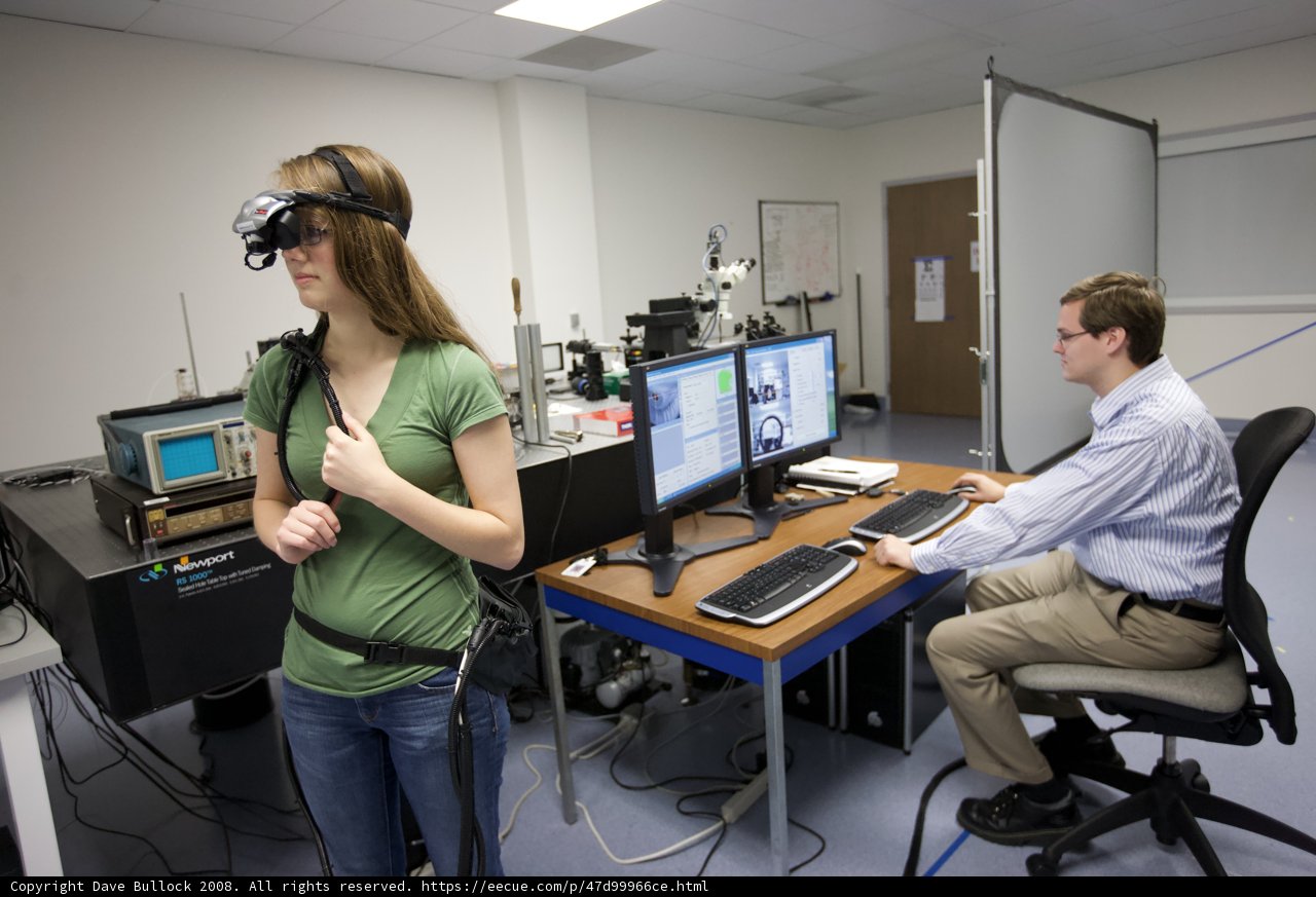 Virtual Reality Testing in a Lab