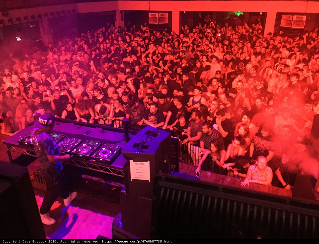 Red-Lit Nightclub Party