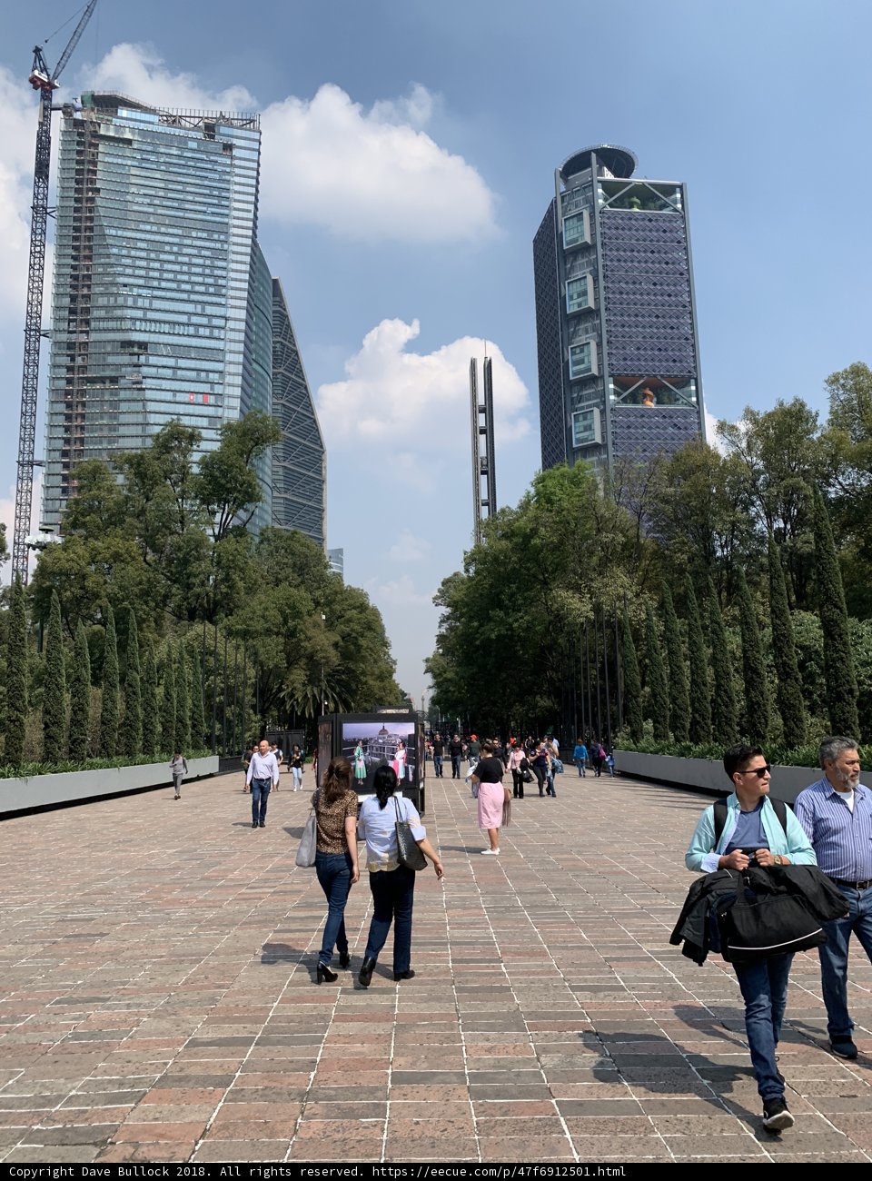 Bustling City Plaza