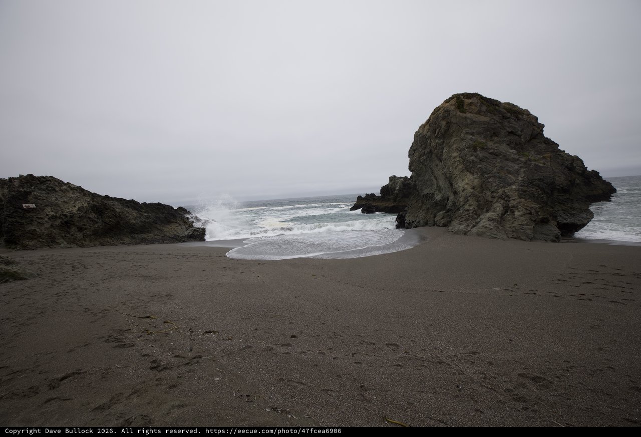 Misty Cove Between Ancient Sea Rocks California