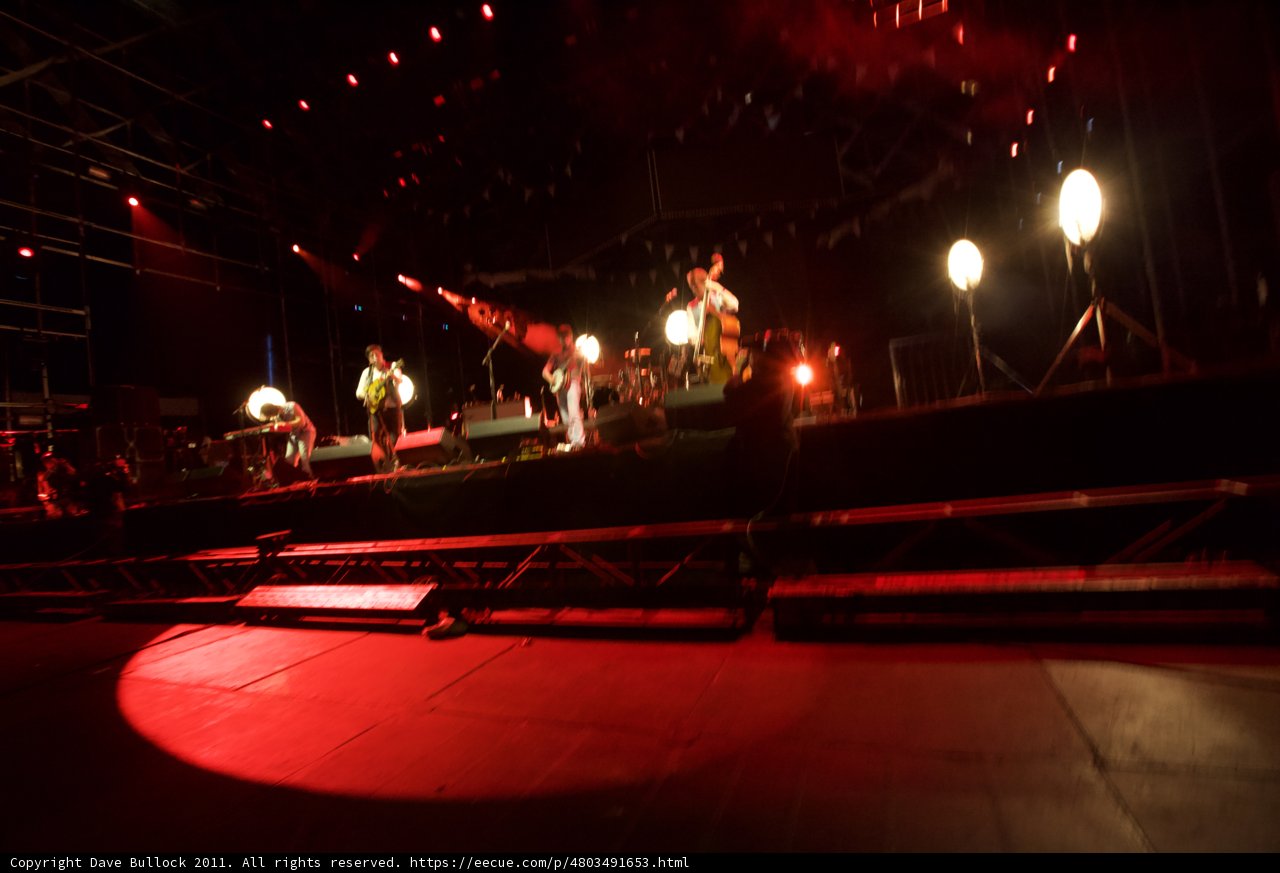 Red Lights Rock the Stage