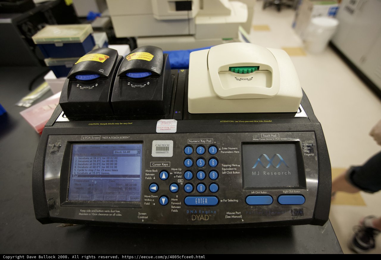 Electronic Machines in 2008 Caltech Yeast Lab