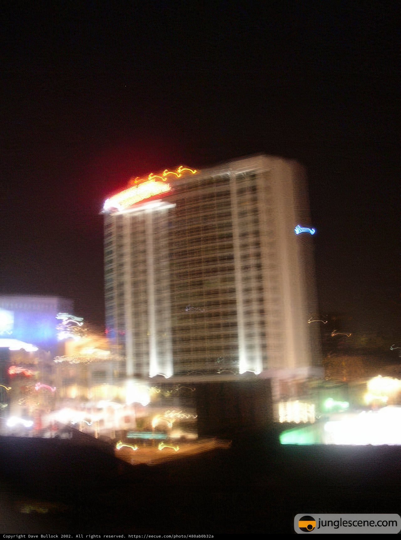 Red-Hued Night at the Urban Hotel