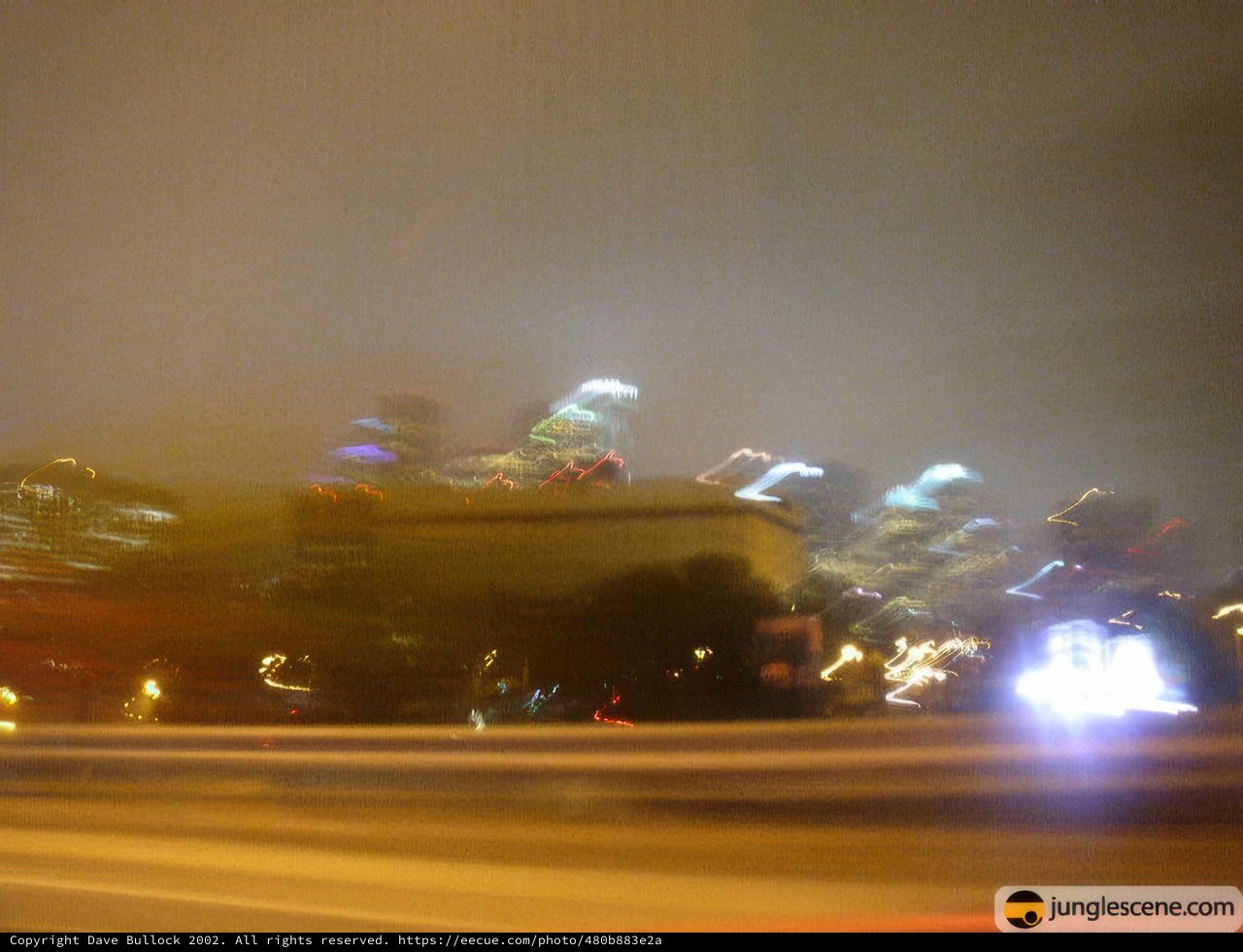 Blurry Night Drive