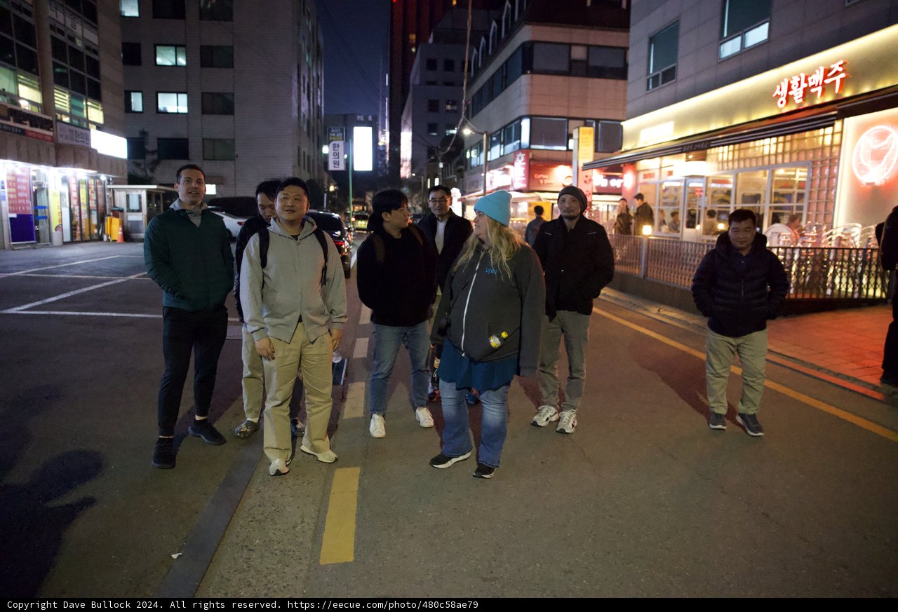 Nighttime Commotion in the Heart of Korea.