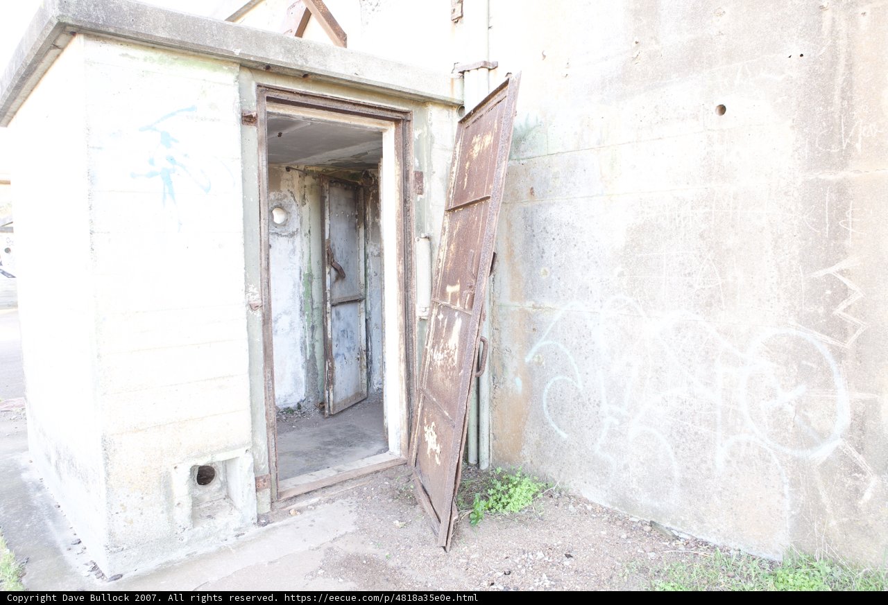 Graffiti on a Bunker Door