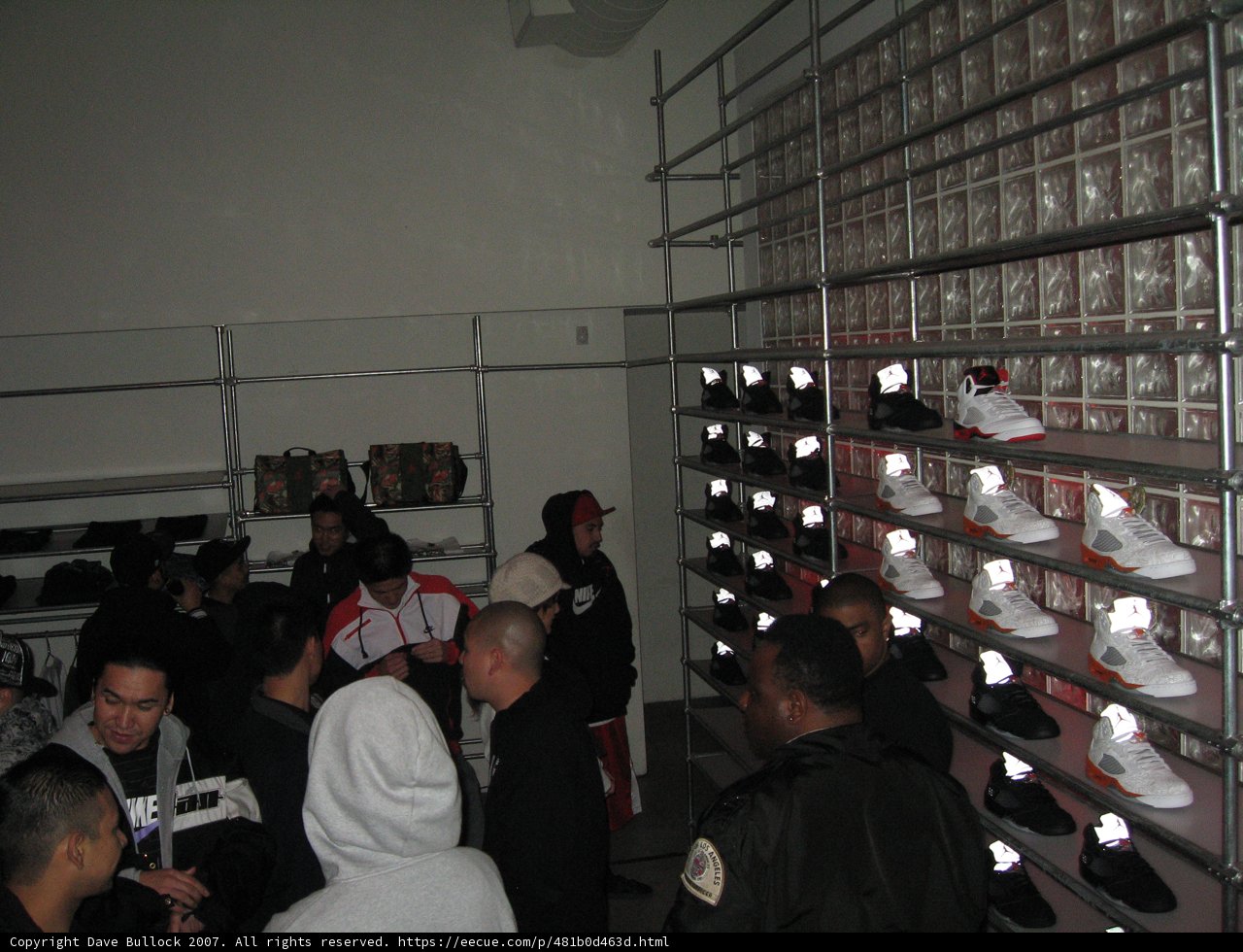 Standing in Front of a Sneaker Wall