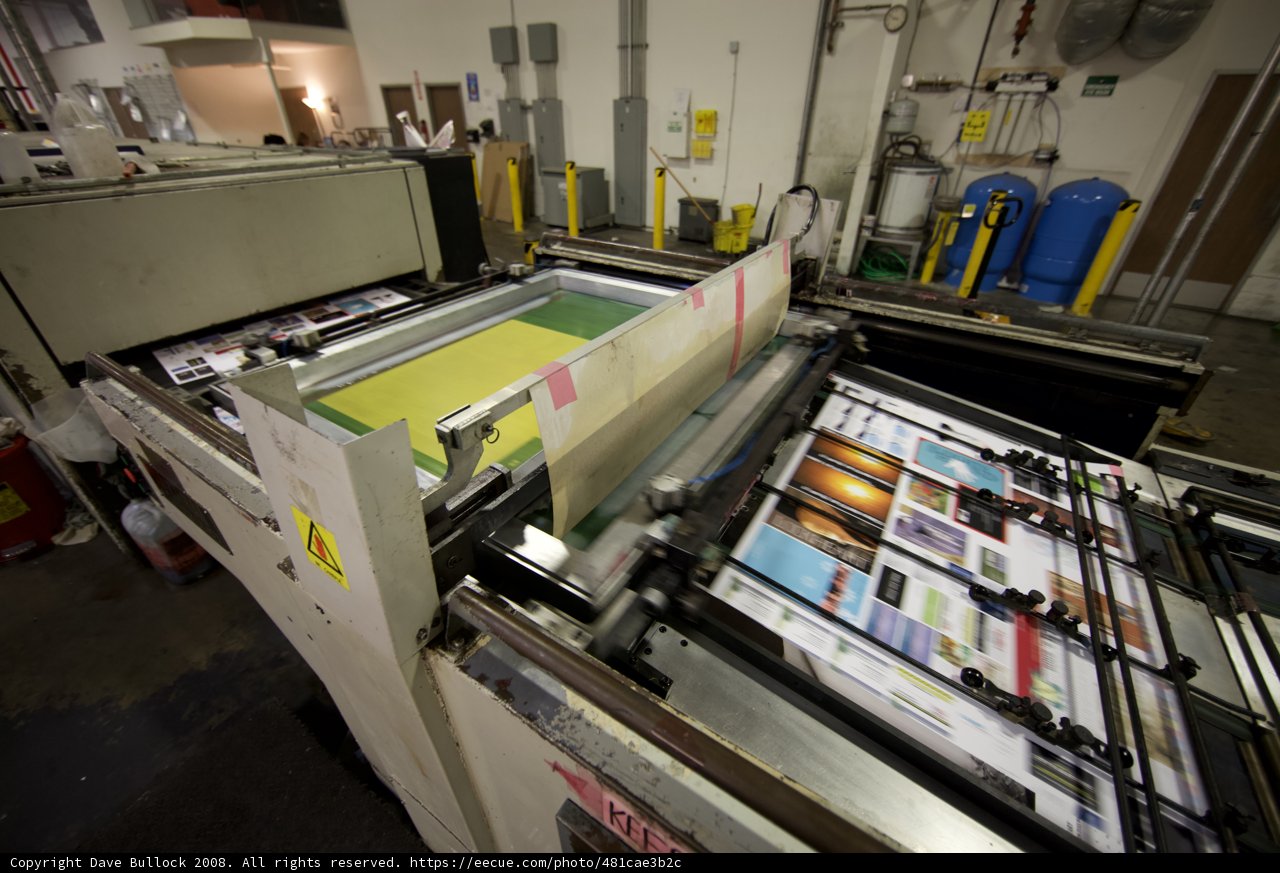 Advanced Printing Technology in Factory