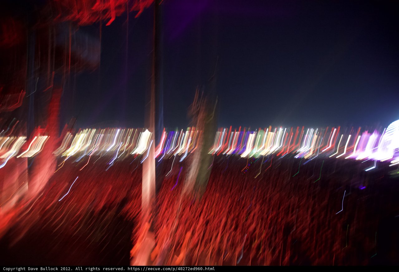 Captivating Flare of Lights at the Coachella 2012 Concert