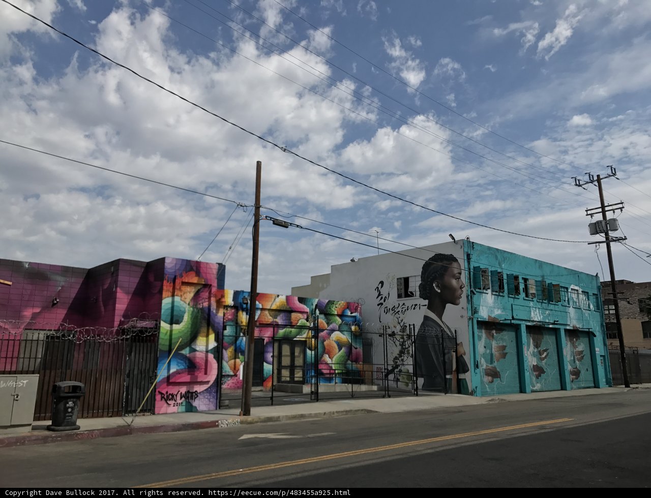 Vibrant Colors of a City Street