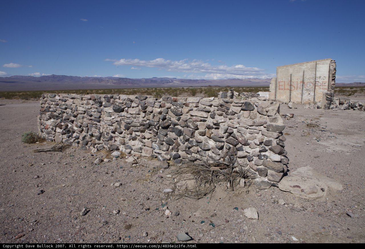 A Stone Wall in the Desert
