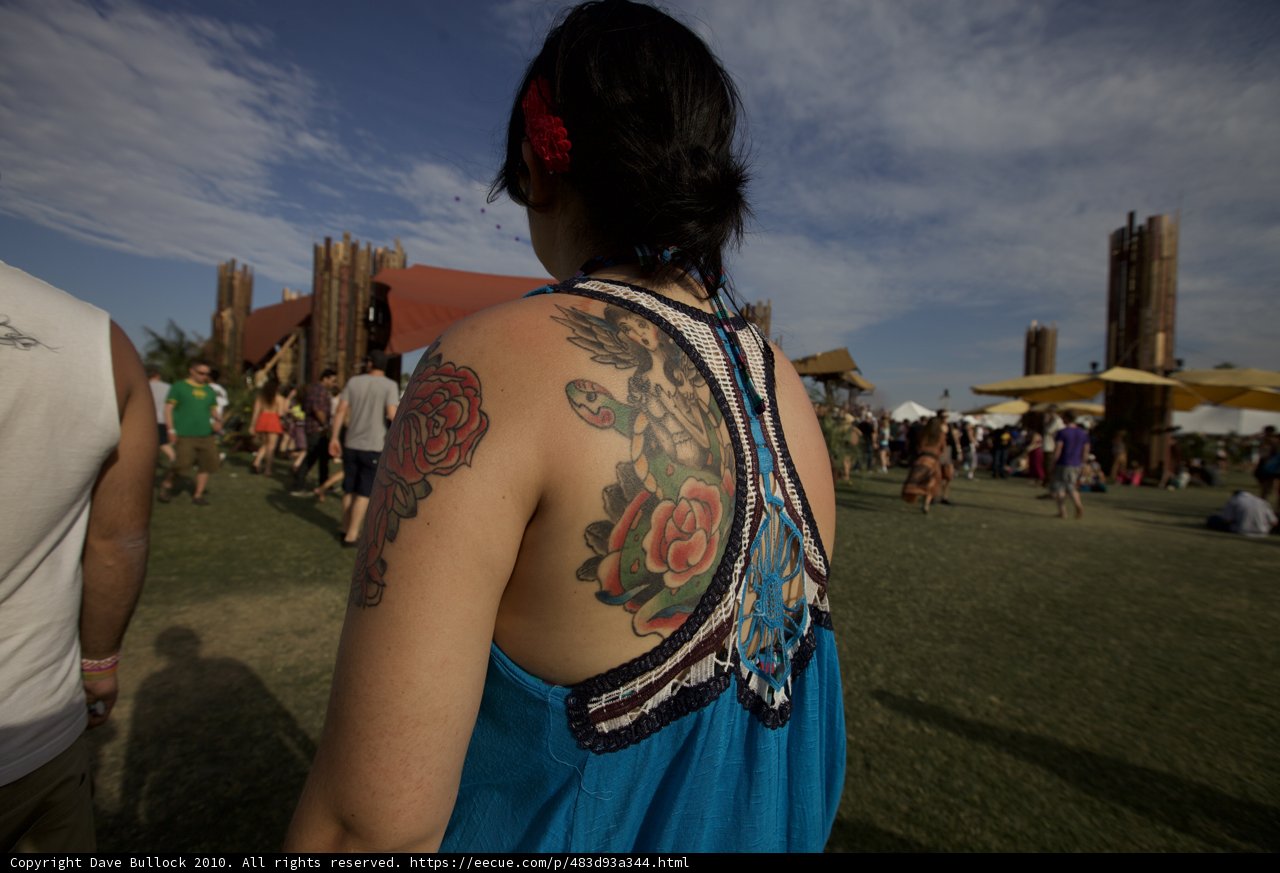 Tattooed Back at Coachella