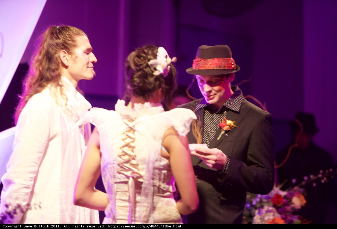 Formal Chat at a Wedding