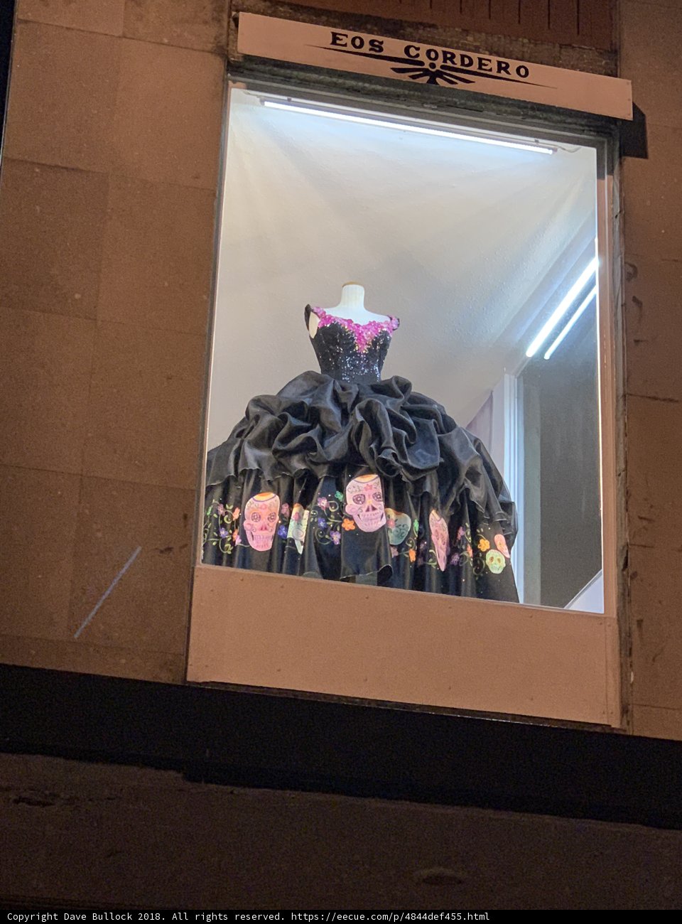 Little Black Dress in the Shop Window
