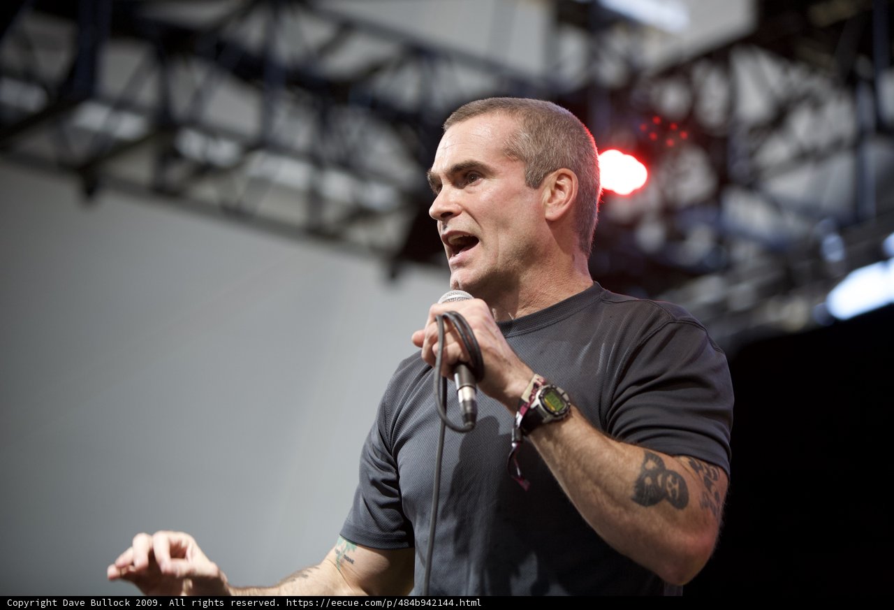Rocking out with Henry Rollins