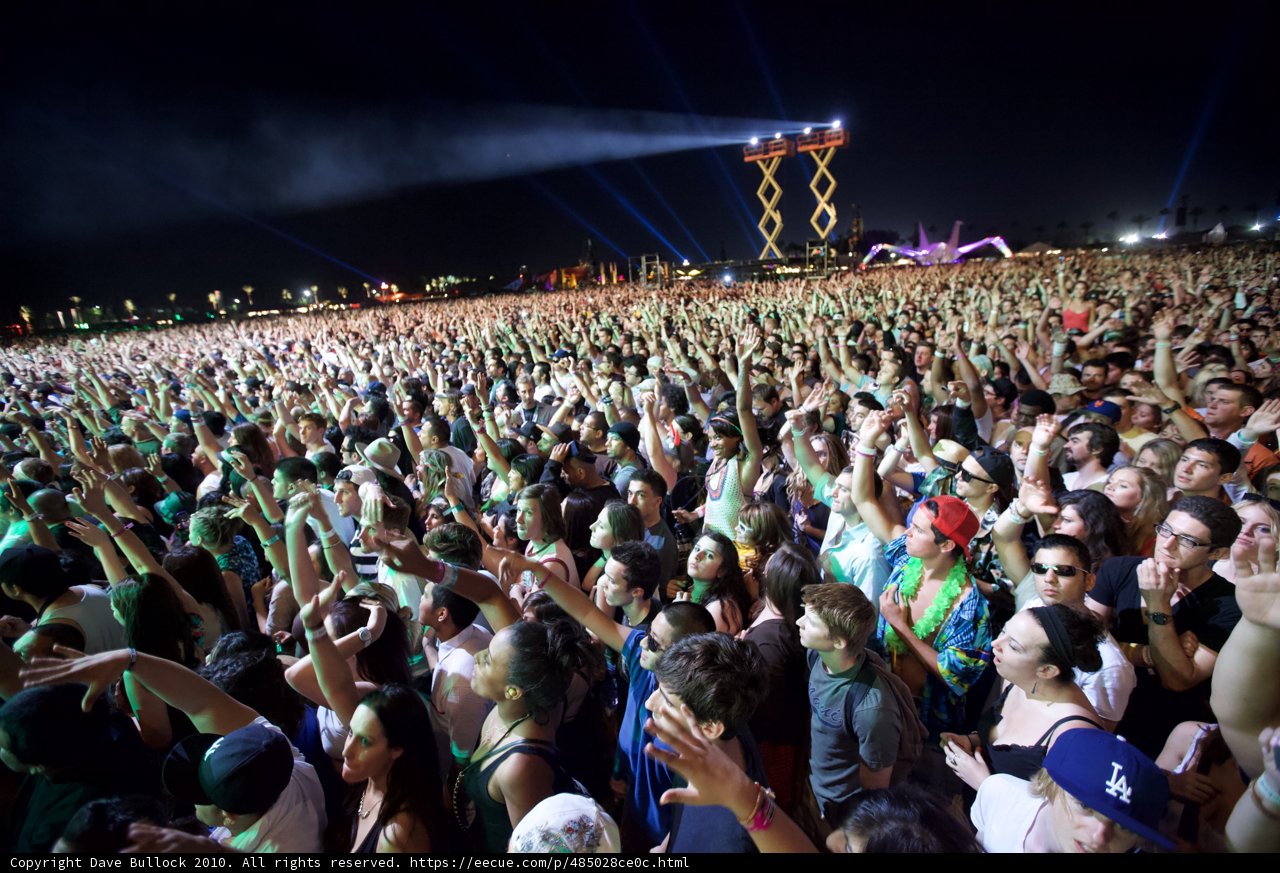 Cochella Music Festival 2010 Concert Goers