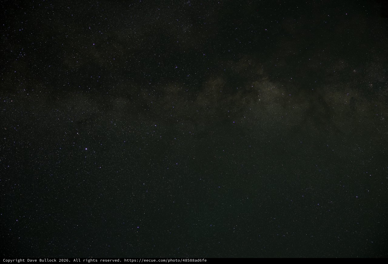 Milky Way Arches Over Lassen Volcanic Wilderness