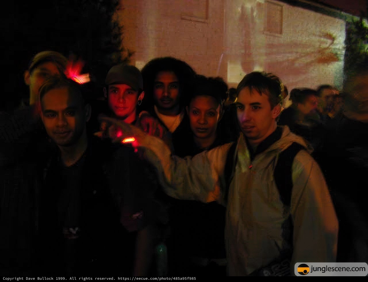 Nightlife Crowd at Midtown Shopping Center