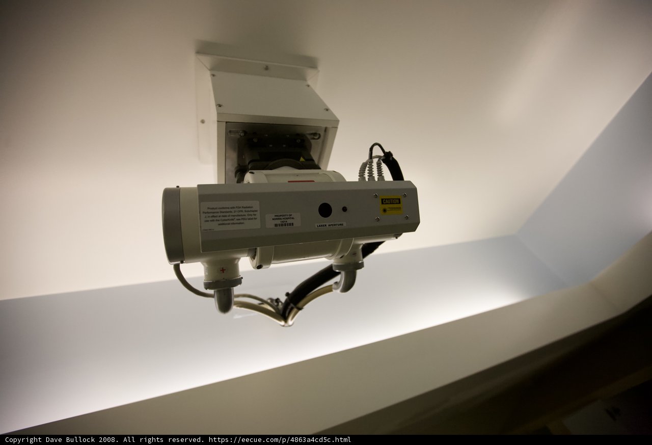 Ceiling Mounted Projector in USC Medical Center