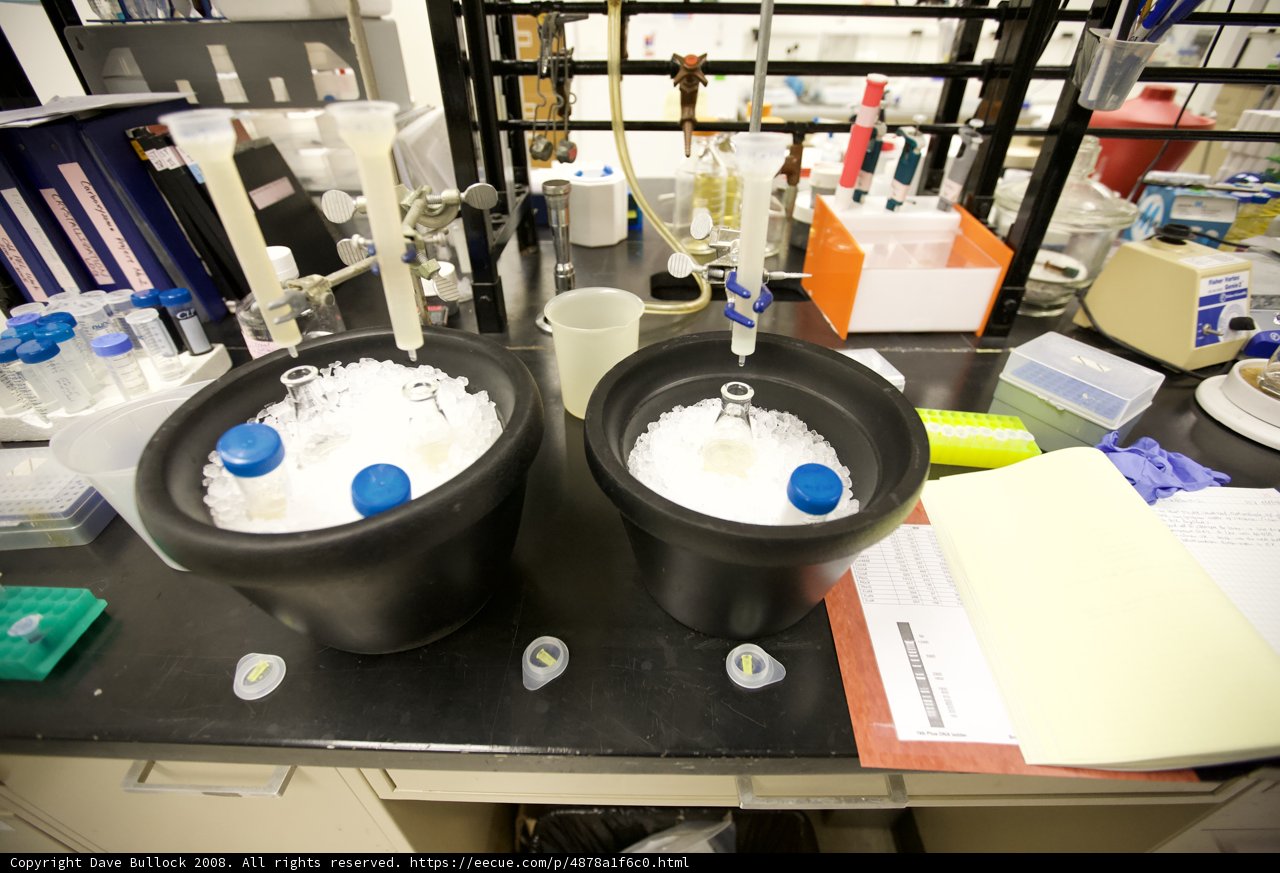 Water and Balls in the Lab