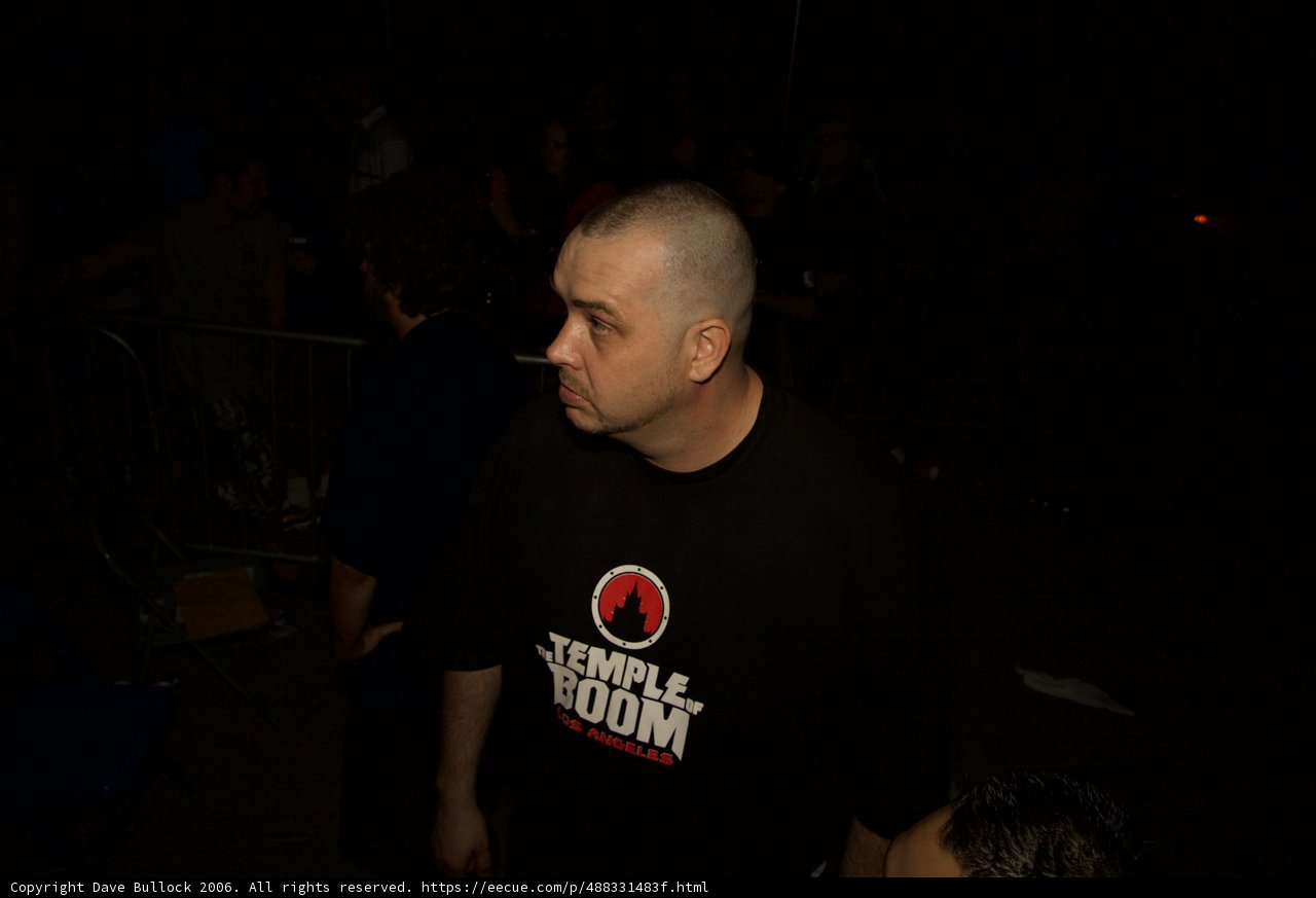 Black Shirt in the Rave Crowd