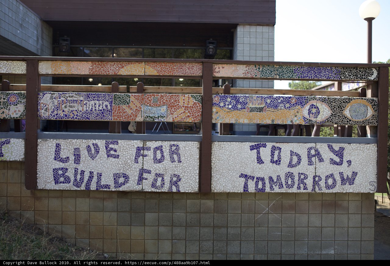 Live for Today, Build for Tomorrow Sign
