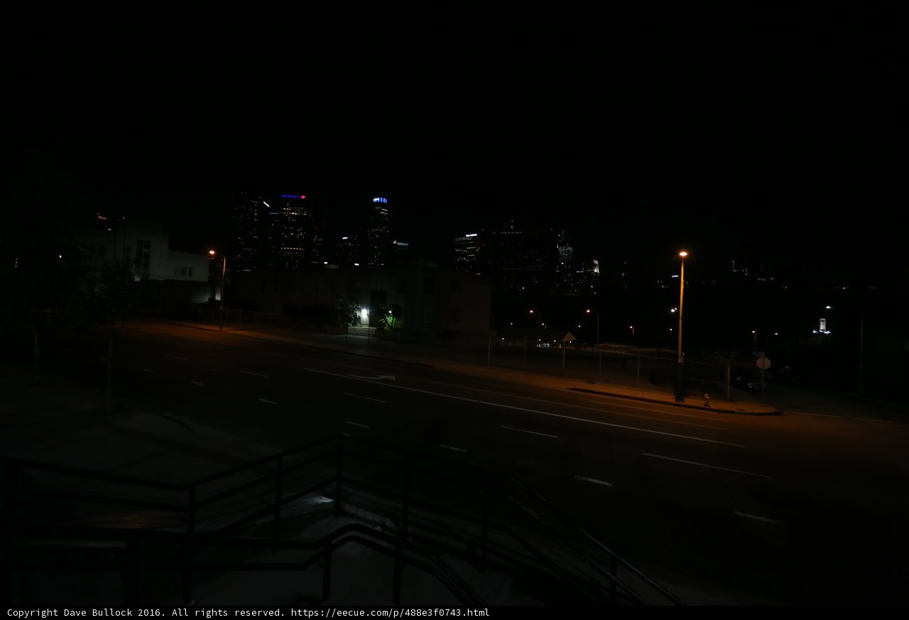 Nighttime Glow of the Cityscape