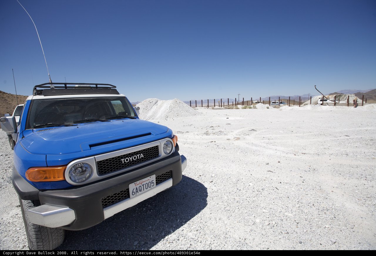 Desert Adventure in a Blue Toyota FJ Cruiser