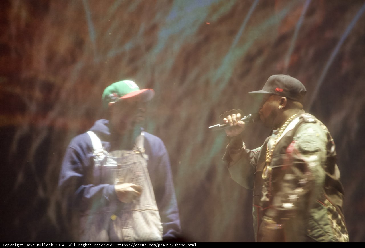 Two Men on Stage at Coachella