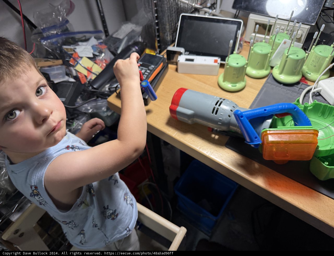 Young Inventor at Work