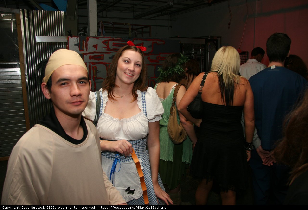 Costumed Couple at Urban Night Club