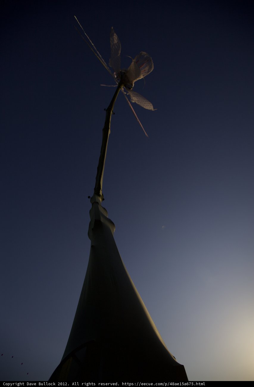 Majestic Windmill in the Open Sky