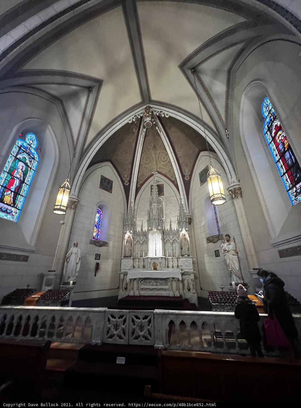 Heavenly Light in Santa Fe Church