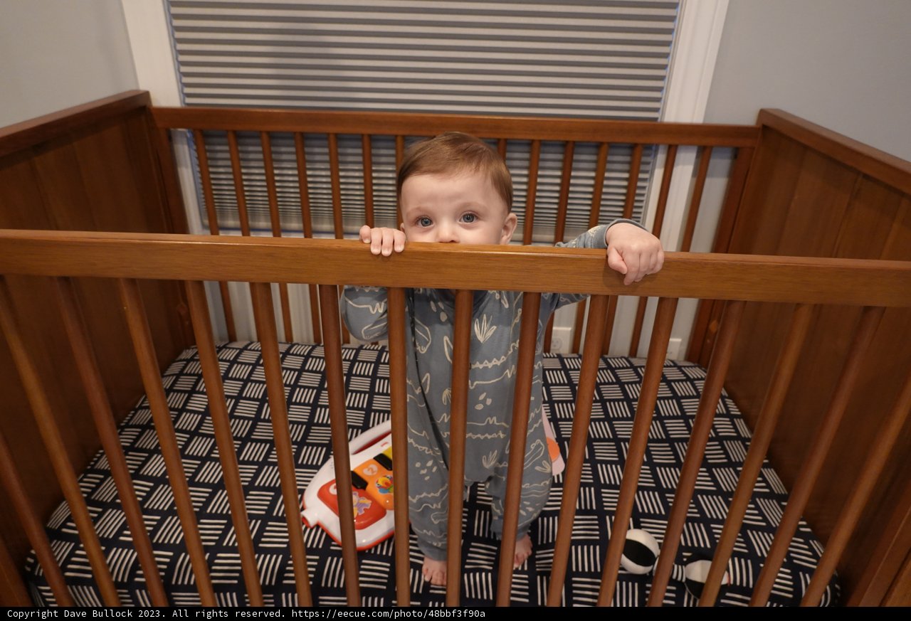 Precious Moments in the Crib