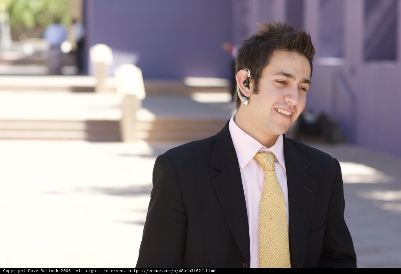 A Happy Man in Formal Wear