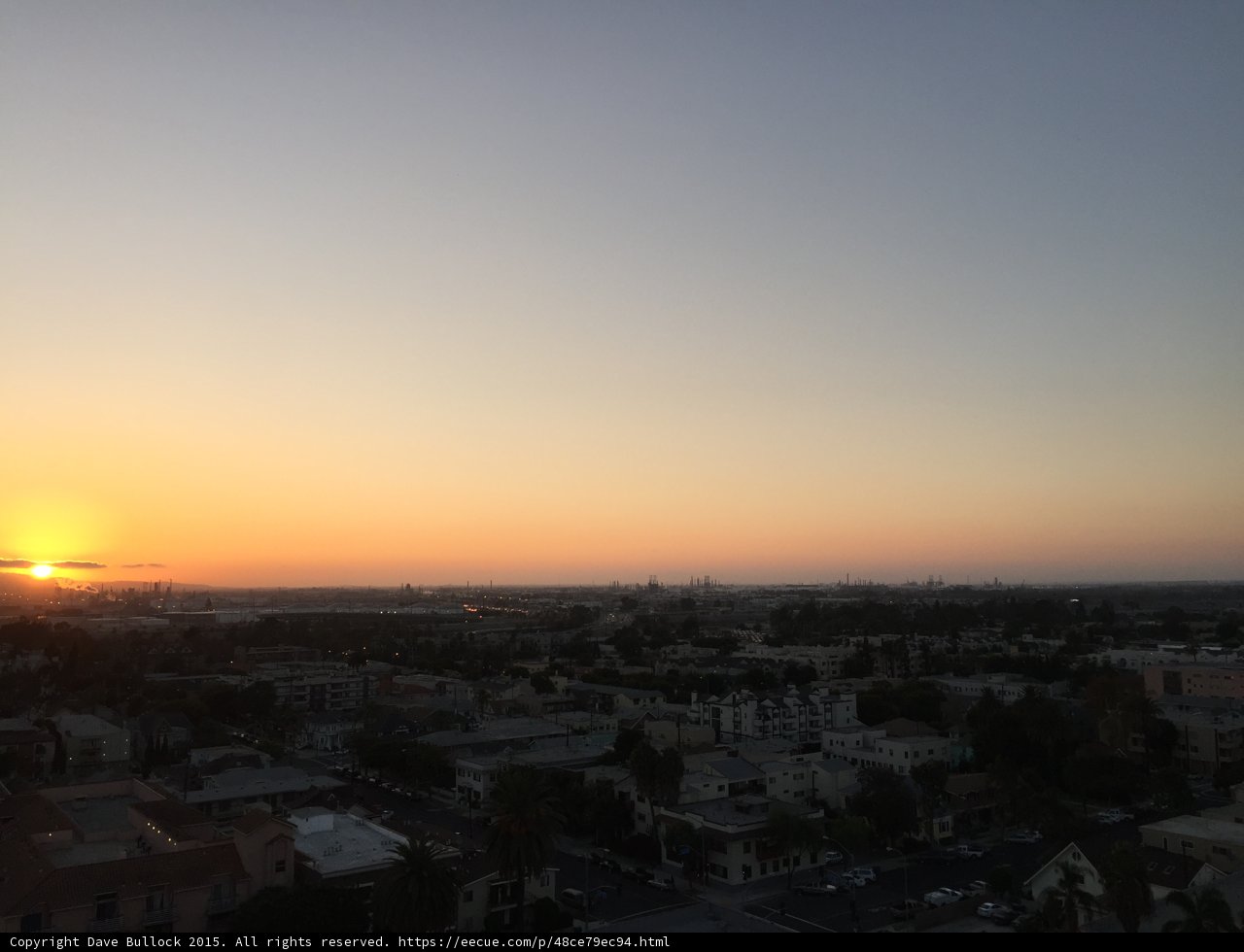 City of Angels at Sunset