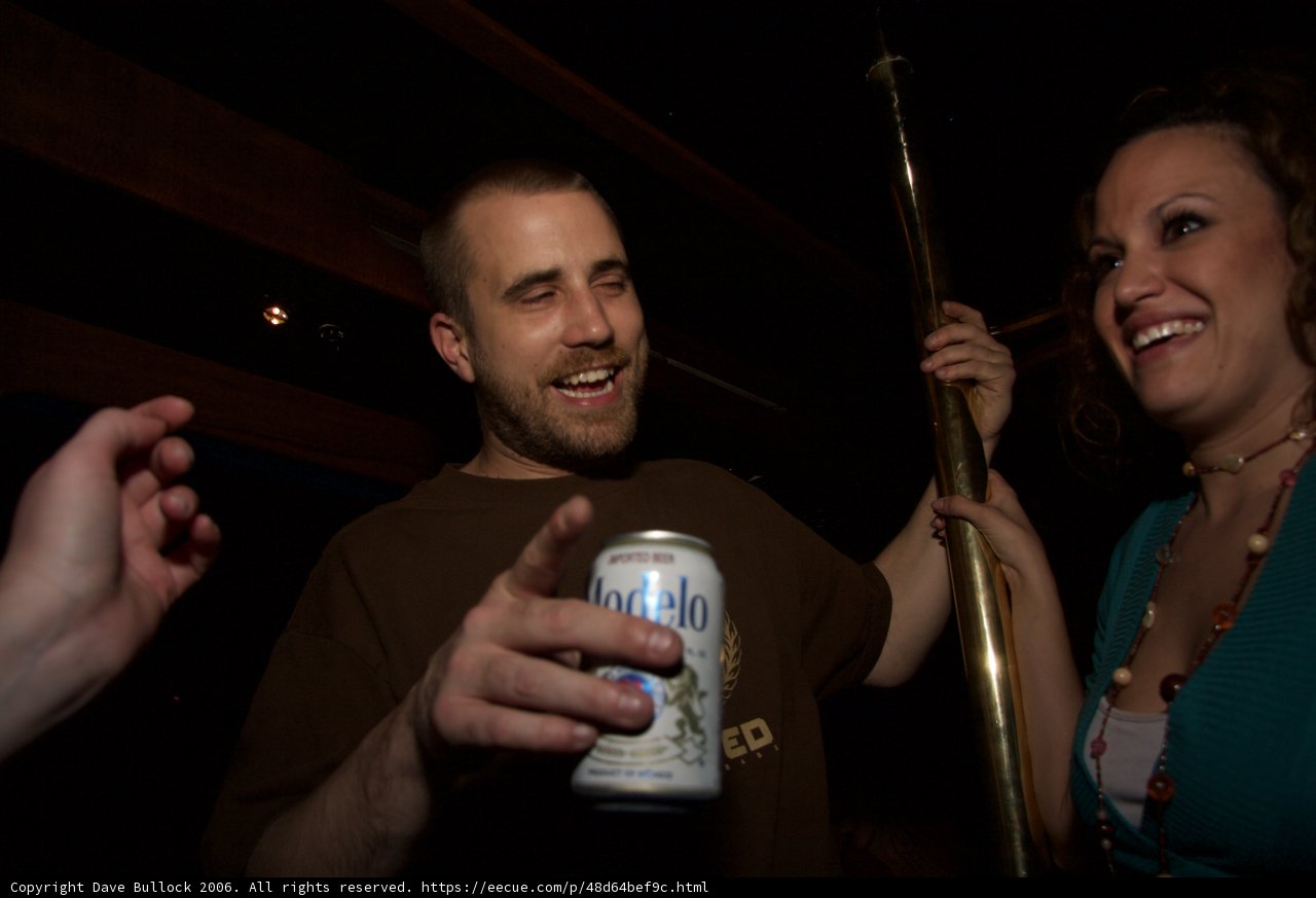 Happy Couple Enjoying a Brew