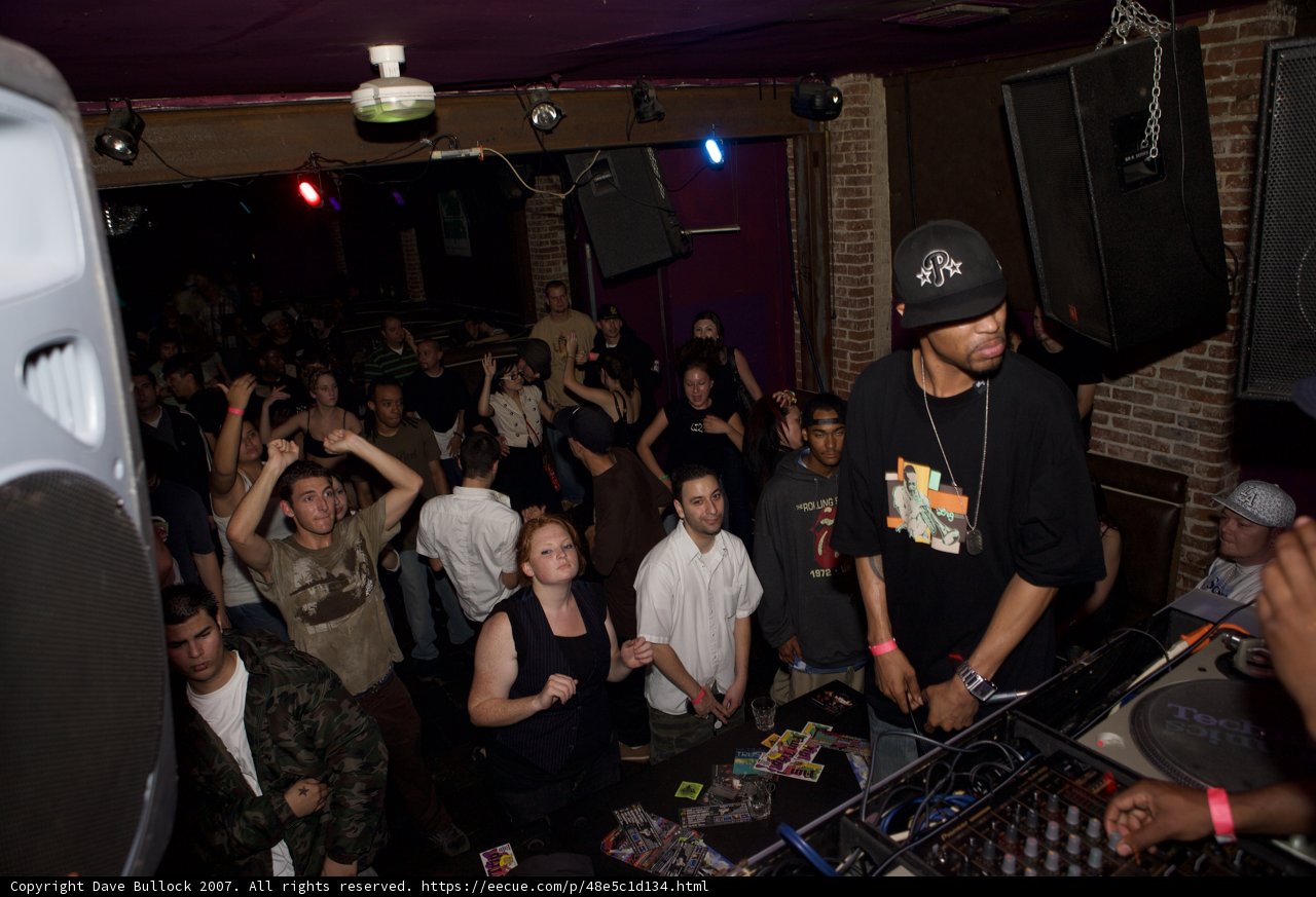 Black Hat Deejay Rules the Night