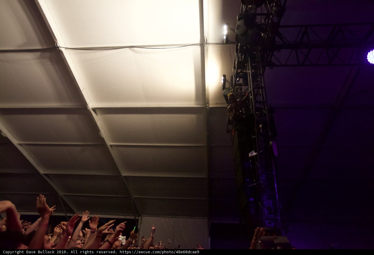 Hands Up in the Coachella Crowd