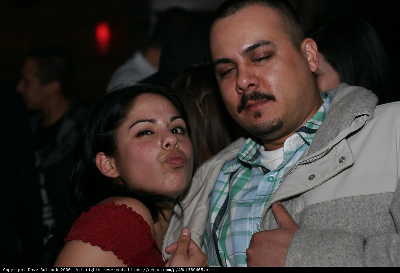 Party-goers in formal attire