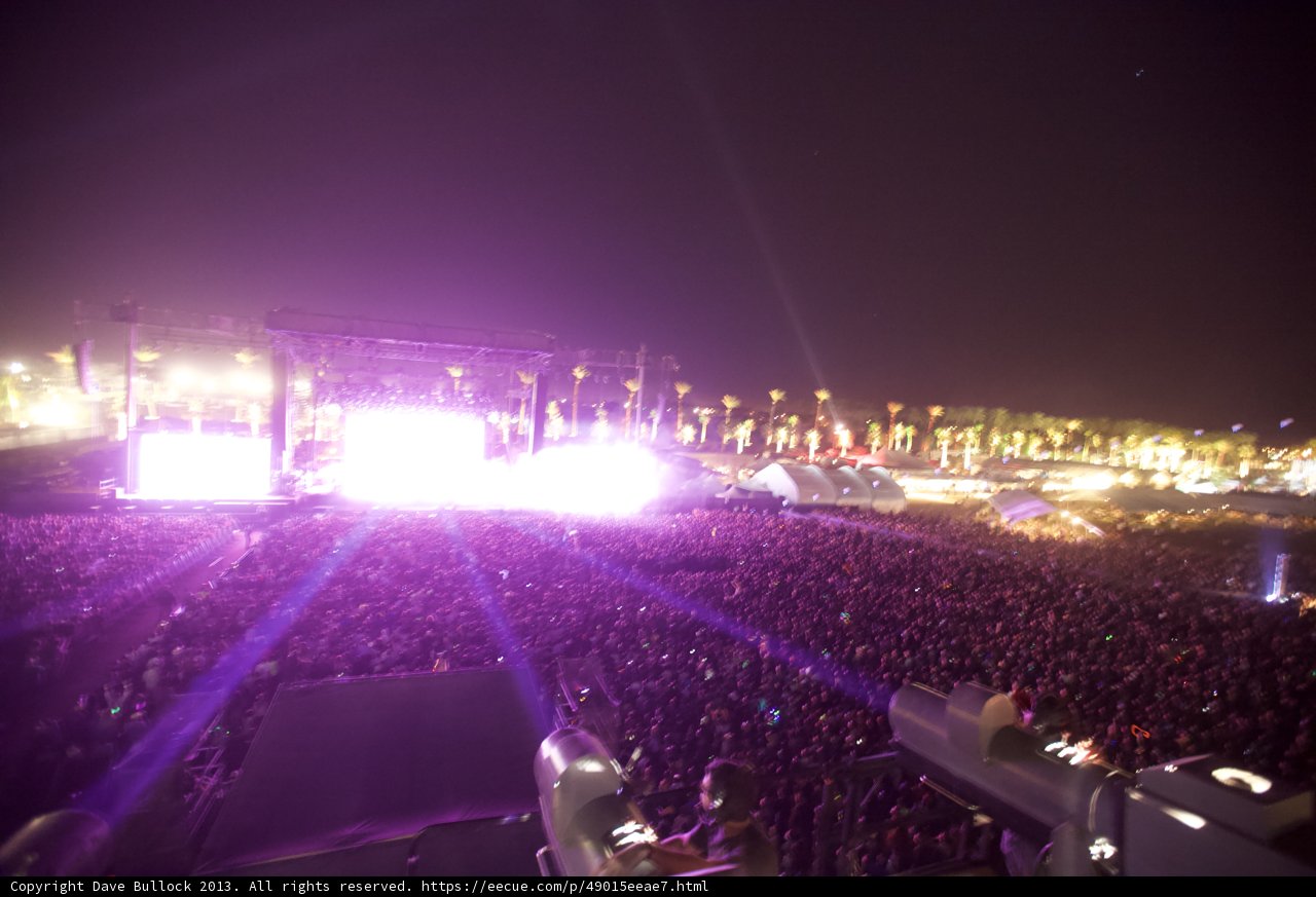 Electric Night: Capturing the Energy of a Rock Concert Crowd