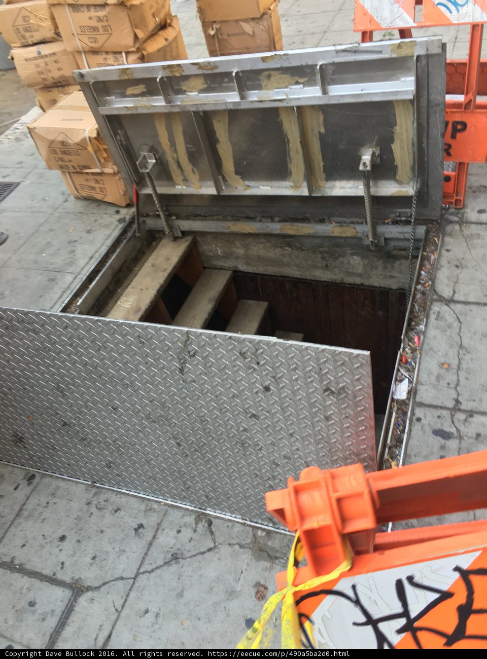 Metal Box with Ladder Inside