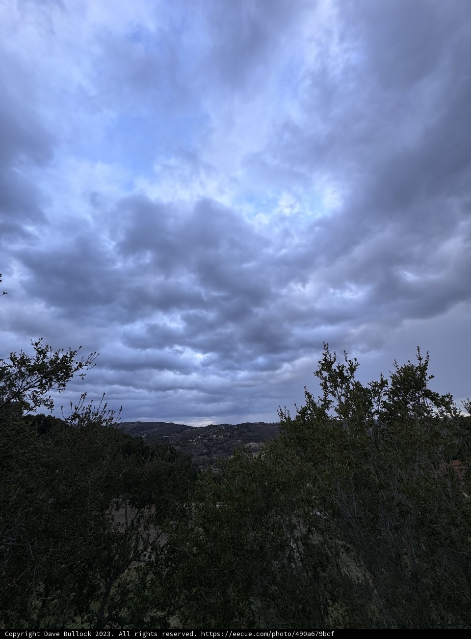 Skyward Majesty: Carmel's Cloud-Crowned Hills