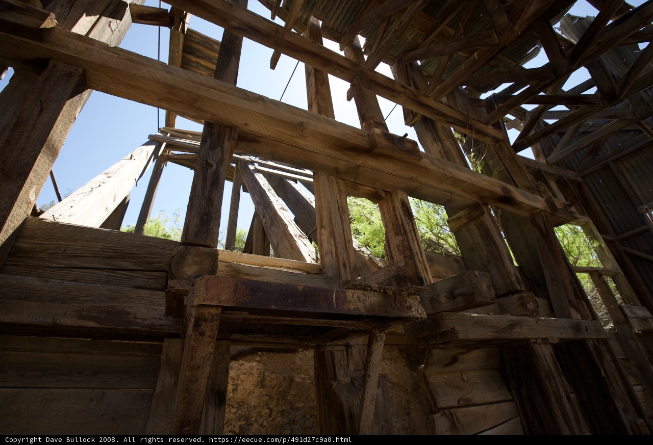 Rustic Wooden Building with Exposed Beams