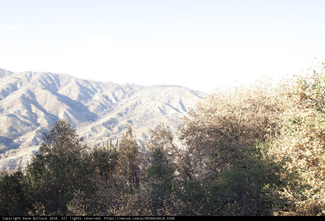 Majestic Mountain Range at Angeles Crest