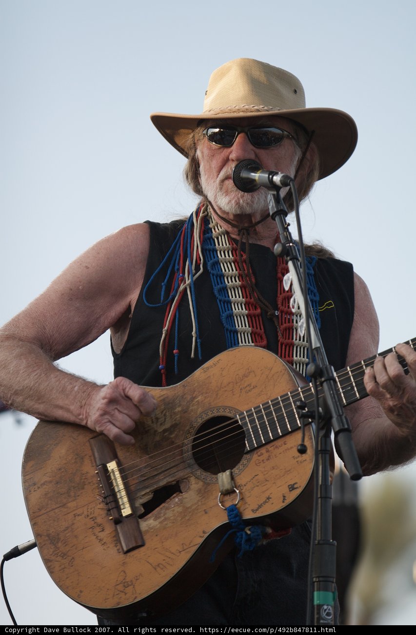 Willie Nelson's Acoustic Performance at Coachella Sunday 2007