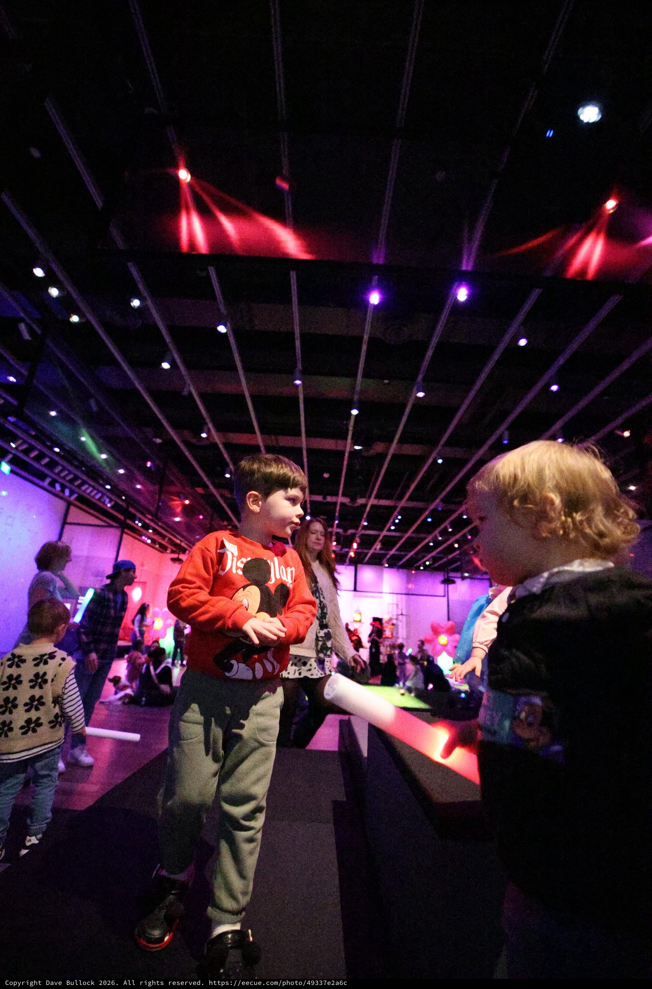 Children Dancing at Baby Rave Event