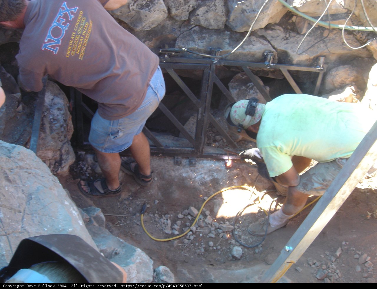 Working on a Slate Wall