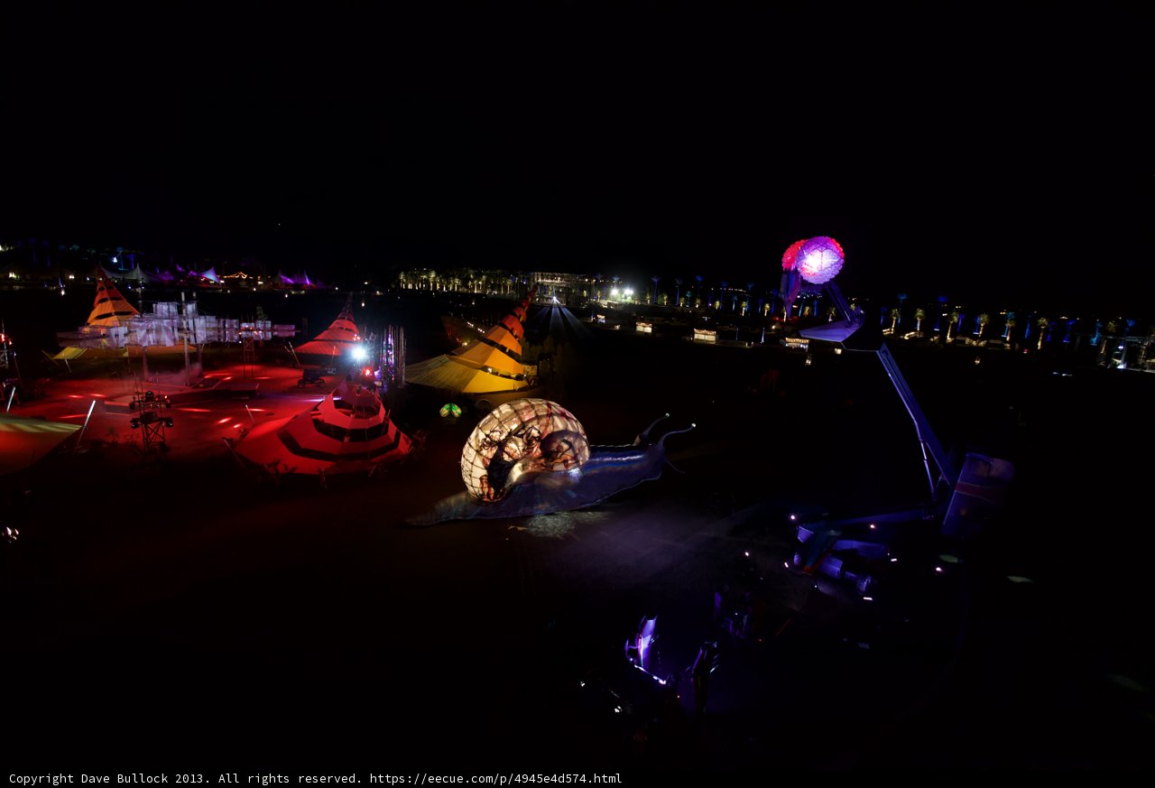 Illuminated Tent in the Urban Metropolis