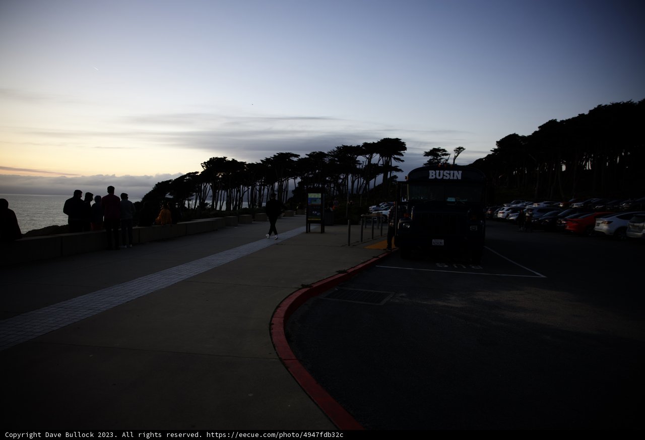 Roadside Repose at Sutro Baths